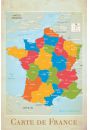 Mapa Francji - plakat 61x91,5 cm