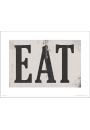 Typographic Eat - plakat premium