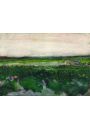 Vincent Van Gogh, Landscape with Wheelbarrow - plakat 60x80 cm