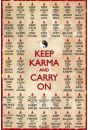 Keep Karma and Carry On - Zen - plakat
