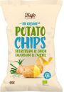 Trafo Chipsy ziemniaczane o smaku mietankowo-cebulowym 125 g Bio