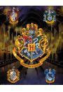 Harry Potter Herby Domw - plakat 40x50 cm