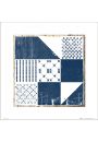 Azulejos Tile Blue and White Mixed Tile 1 - plakat premium 40x40 cm