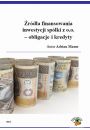 eBook rda finansowania inwestycji spki z o.o. - obligacje i kredyty pdf