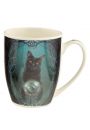 Kubek z grafik Lisy Parker, Czarny kot i czarownica