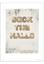 Christmas Deck Halls - plakat premium 40x50 cm