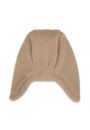 Czapeczka z polaru zimowa beowa Teddy Fleece Beige 3-6m