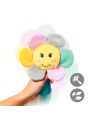 Grzechotka dla niemowlt Rainbow flower Babyono