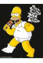 The Simpsons - homer music Simpsonowie - plakat