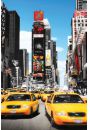 Nowy Jork te Takswki na Times Square - plakat 61x91,5 cm