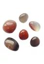 Chalcedon z karneolem, kamie