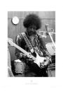 Jimi Hendrix Gitara - plakat premium 60x80 cm