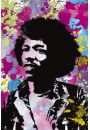 Jimi Hendrix colours - plakat 61x91,5 cm