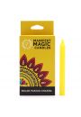 Manifest Magic Candles Solar Plexus Chakra, Magiczne wiece Intencyjne Czakra Splotu Sonecznego, 12 szt