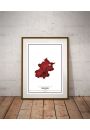 Crimson Cities - Beijing - plakat 59,4x84,1 cm