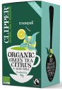 Clipper Herbata zielona z cytryn i aloesem fair trade 20 x 2 g Bio