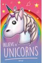 Believe in Unicorns Emoji - plakat 61x91,5 cm