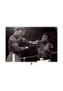 Muhammad Ali Punch - plakat premium 80x60 cm