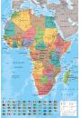 Mapa Afryki - plakat 61x91,5 cm