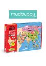 Mudpuppy Puzzle konturowe Mapa Azji 70 el.