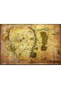 The Hobbit Mapa rdziemia - plakat 91,5x61 cm