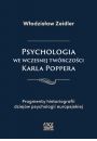 eBook Psychologia we wczesnej twrczoci Karla Poppera pdf