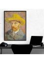 Autoportret w Kapeluszu Somkowym, Vincent van Gogh - plakat 61x91,5 cm