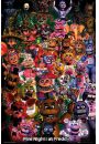 Five Nights at Freddys Ultimate Bohaterowie - plakat 61x91,5 cm