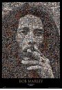 Bob Marley - mozaika skadajca si z kilku tysicy zdj z Bobem - plakat 61x91,5 cm