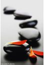 Zen Stones - Red - plakat 61x91,5 cm