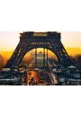 Pary Wiea Eiffel Wschd Soca - plakat z miastem 91,5x61 cm