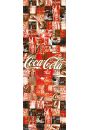 Coca-Cola - patchwork - plakat 53x158 cm
