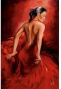 Tancerka Flamenco - plakat 61x91,5 cm