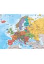 Polityczna Mapa Europy - plakat 50x40 cm