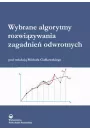 eBook Wybrane algorytmy, rozwizania zagadnie odwrotnych pdf