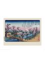 Hiroshige Mount Fuji Koganei Bridge - plakat premium 50x40 cm