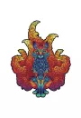 Zenko Puzzle, drewniane, rozmiar M, 120 elementów, Fantastyczne Puzzle Fantasy Puzzles