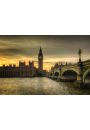 Jesienny Londyn - Big Ben - Rod Edwards - plakat 91,5x61 cm