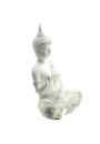 Biaa figurka kwiecistego tajskiego buddy - Owiecenie