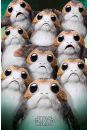 Star Wars Gwiezdne Wojny Ostatni Jedi Porgs - plakat 61x91,5 cm