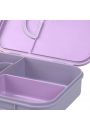 Lassig Lunchbox Bento z przegrdkami Little Gang Heart lilac