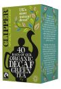 Clipper Herbata zielona bezkofeinowa fair trade 40 x 2 g Bio