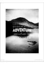 Adventure Lets Go - plakat premium 40x50 cm