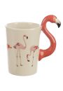 Ceramiczny Kubek z uchwytem w ksztacie Flaminga