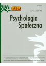 Psychologia Spoeczna tom 7 nr 2 (21) 2012