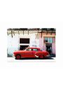 Havana Cuba - cadillac - plakat premium 80x60 cm