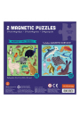 Puzzle magnetyczne Zwierzta ldowe i wodne 4+ Mudpuppy