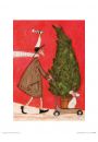 Sam Toft Little Silent Christmas Tree - plakat premium 30x40 cm