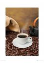 Kawa. Old fashioned coffee brewing - plakat premium 60x80 cm