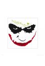 Batman Mroczny Rycerz Joker grin - plakat premium 40x40 cm